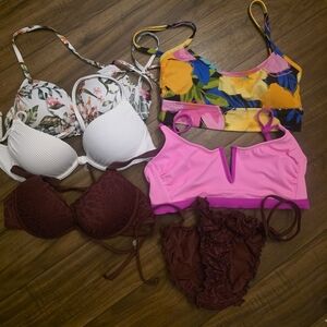 H&M Bikini Lot Plus Salt & Cove And Sun Dazed 32B & Small
